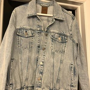 Jean jacket only worn once, Dresses, and Rompers